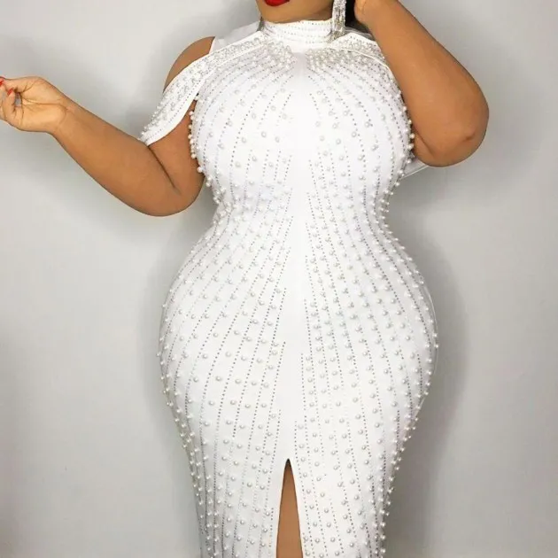 Sexy Fashion Bubble Bead Dress