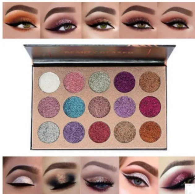 15 COLOR  MAGIC GLITTER PALETTE