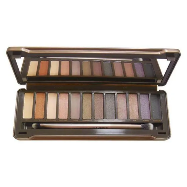 Foreign hot NAKED 12345 generation of 12 color smoky Eyeshadow