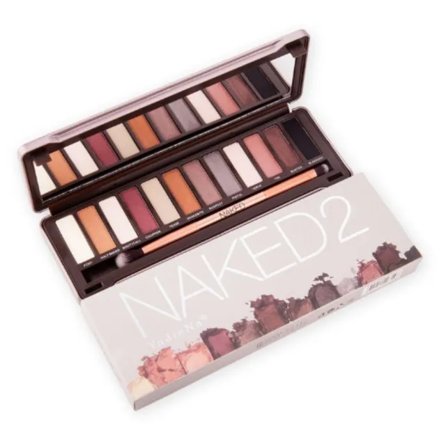 Foreign hot NAKED 12345 generation of 12 color smoky Eyeshadow