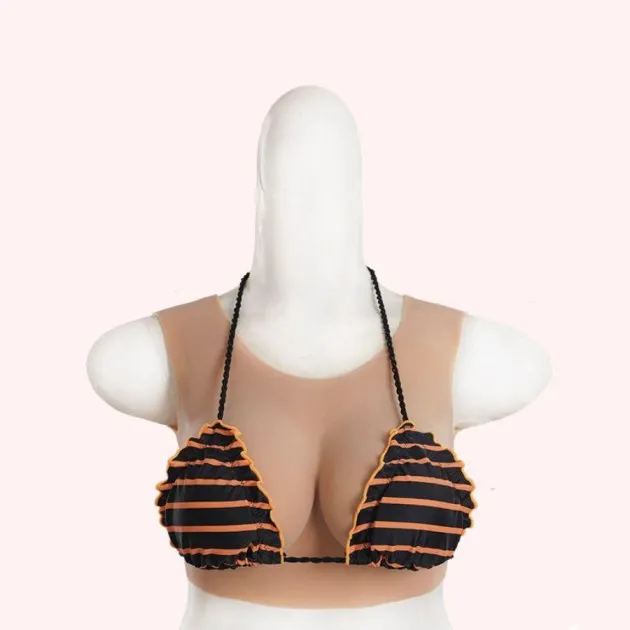 Oversized Silicone Fake Breast Cross-dressing Simulation