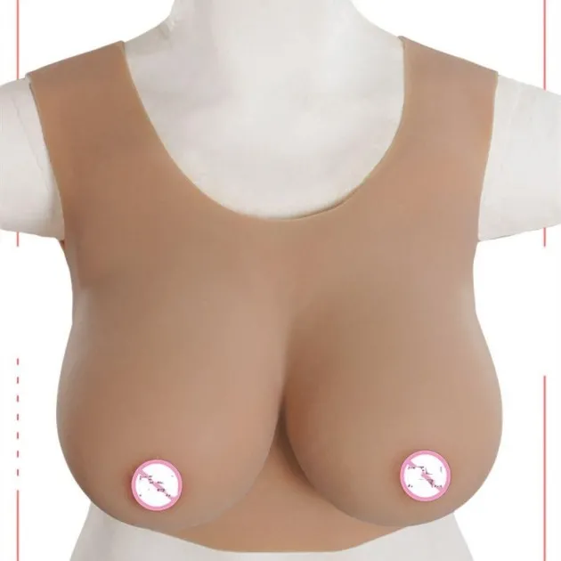 Oversized Silicone Fake Breast Cross-dressing Simulation