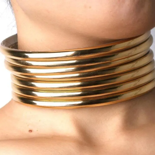 Verstelbare maxi choker ketting en armband