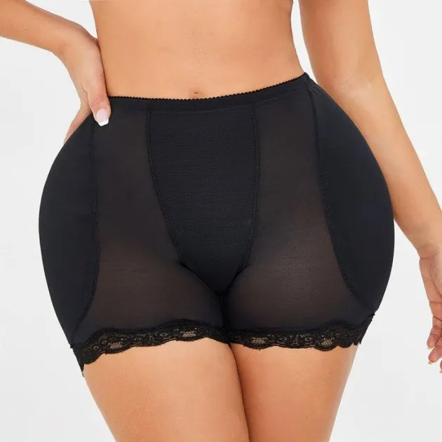 Heupbroek met lage taille en schuimvulling