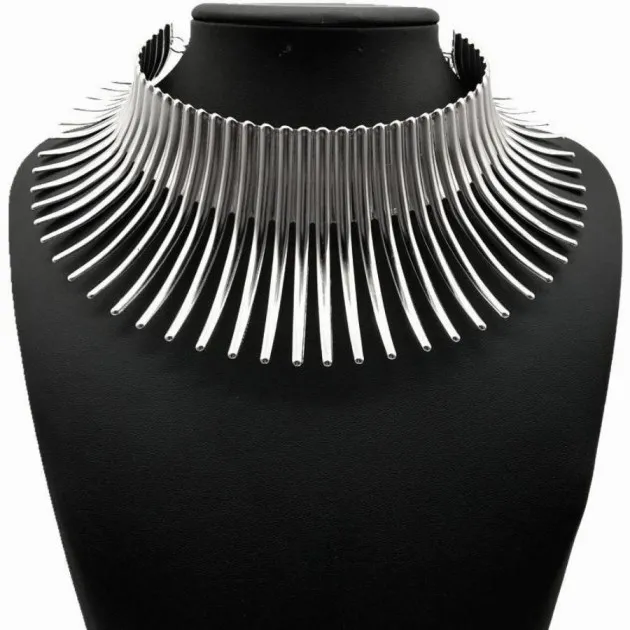 Grote doorn kraag choker ketting