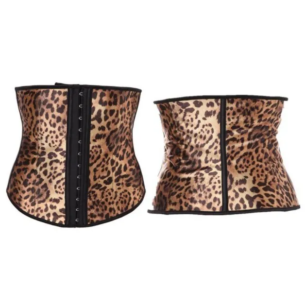 Leopard print corset