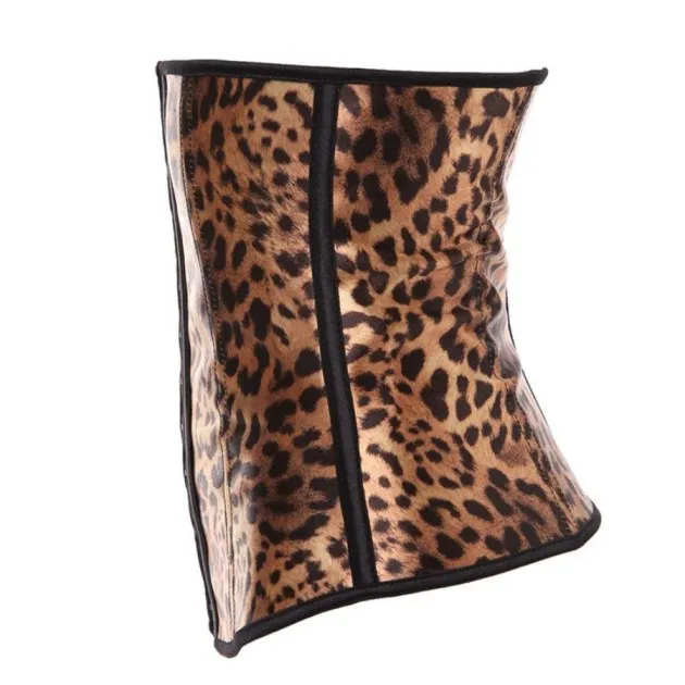 corsé con estampado de leopardo