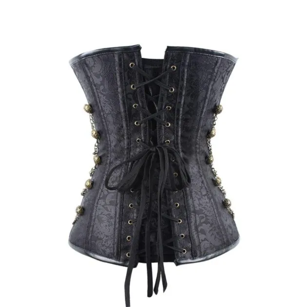 Vintage court steampunk goth corset