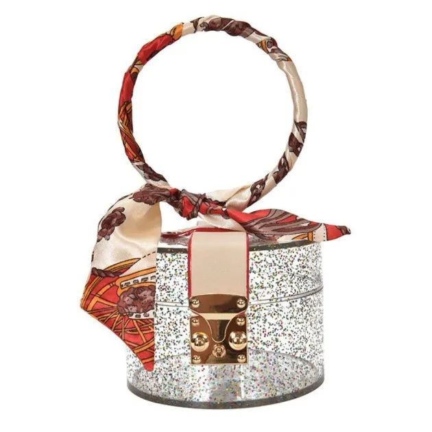 TOP Secret transparent Small Round Bag
