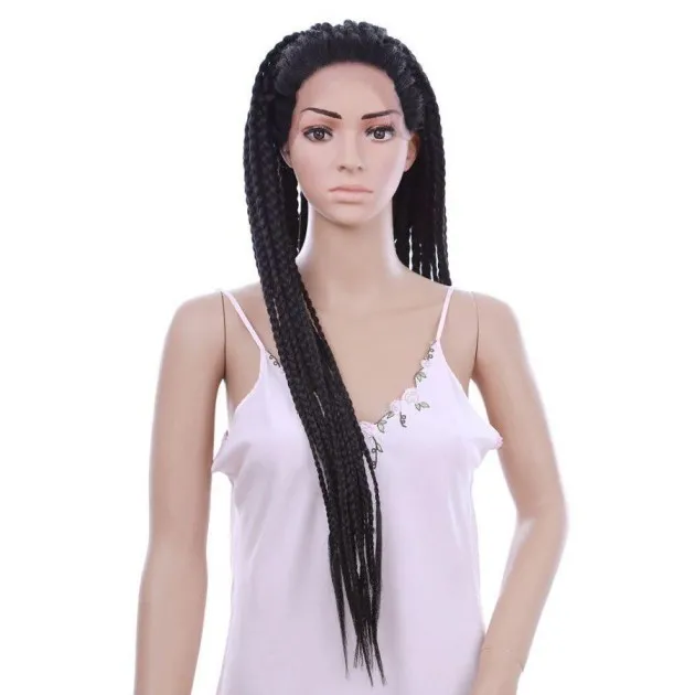 Front lace three-strand wig Mia