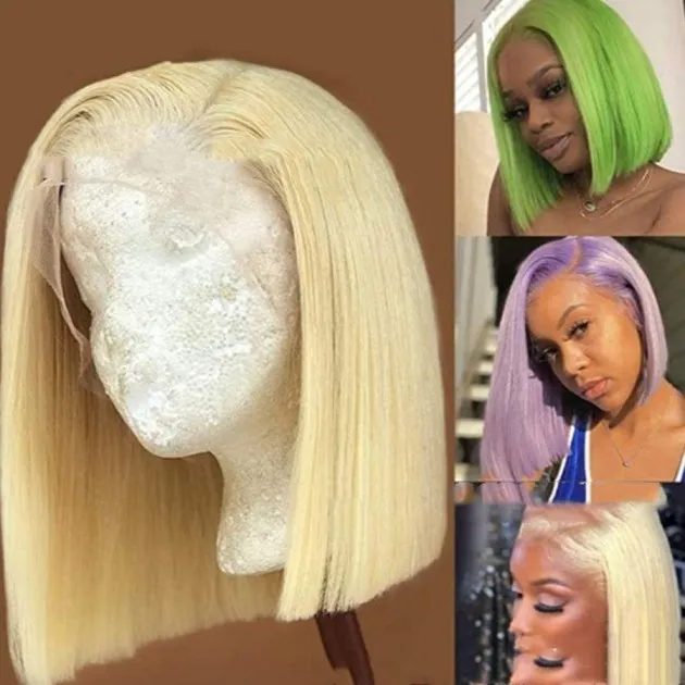 Savannah Mid-section Blonde Wig