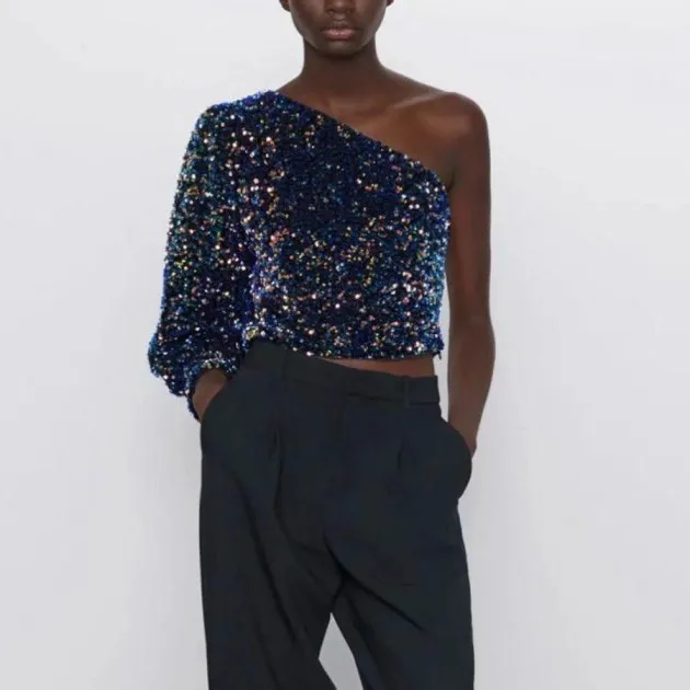 Sequined Asymmetric Top