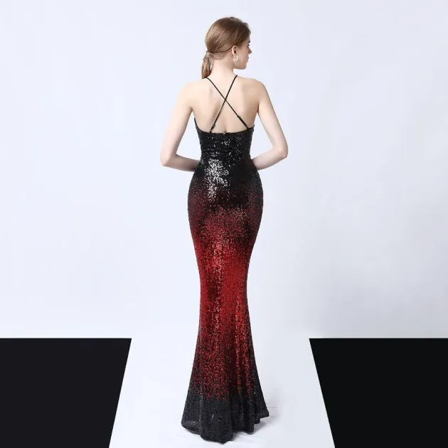 Sequined evening dress Vivian