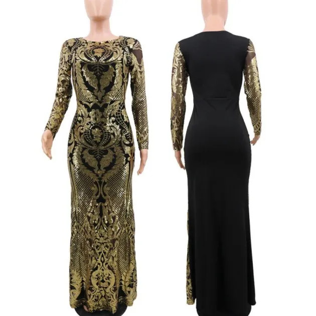 Sequin dress evening dress Alaia