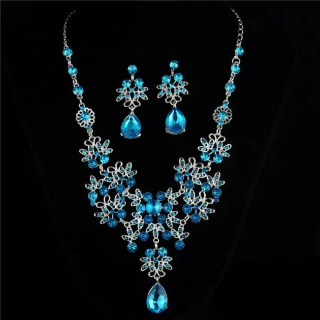 Necklace Earrings Elegant Set