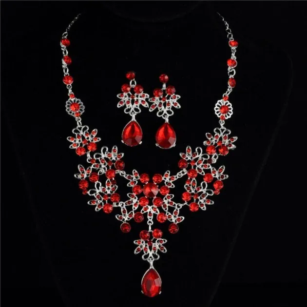 Necklace Earrings Temperament Set