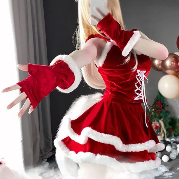 Christmas Costume Xmas dress cosplay