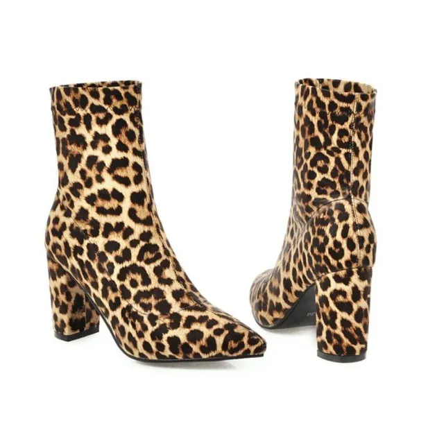 Pointed Toe Women Shoes leopard Alaina