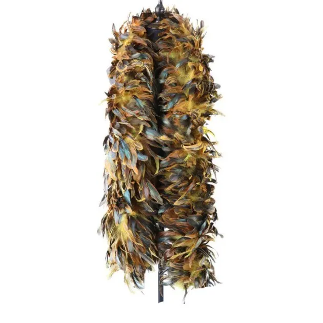 Catwalk Dress Up Colorful Chicken Feather Scarf Boa