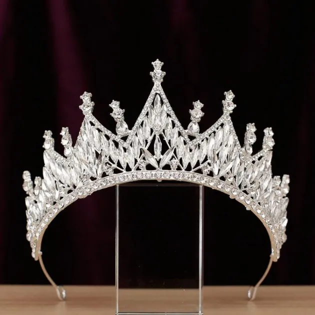 Baroque Crown Luxury Exquisite Rhinestone Headwear