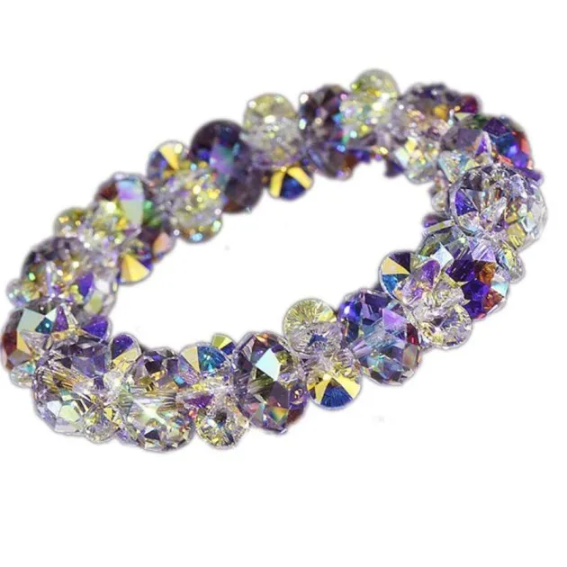 Luxury Colorful White Austrian Crystal Bracelet