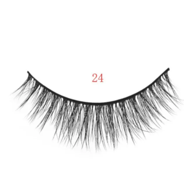 3D mink eyelashes 3 pairs of natural fiber long false eyelashes