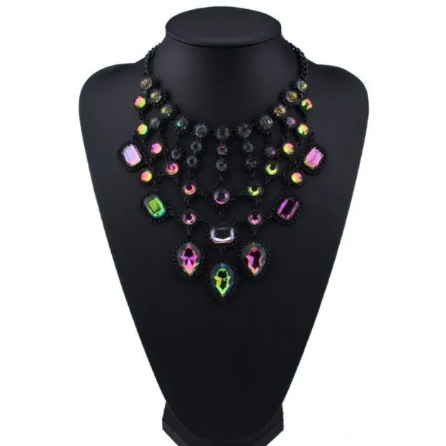 Vintage Luxury Drop Diamond Tassel Necklace