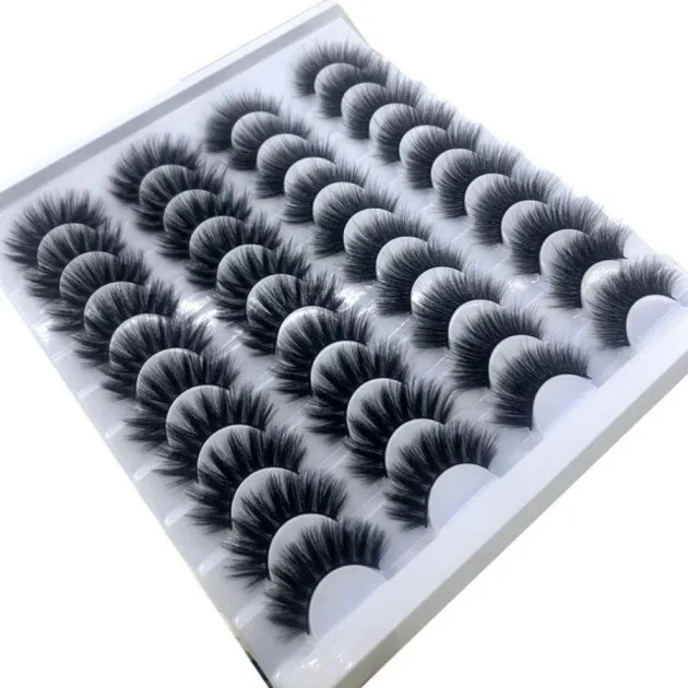 Pares de pestañas postizas de 8-25 mm 100 Mink Eyelashes Mink