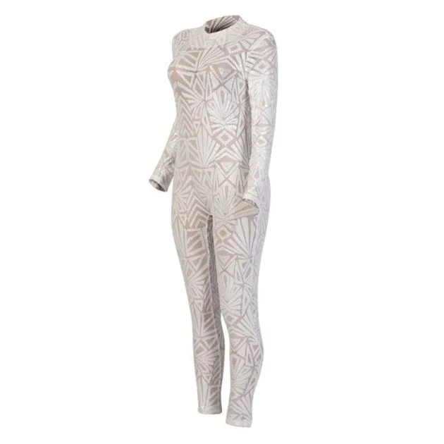 Sequins Nightclub Suit Jumpsuit High Elastic