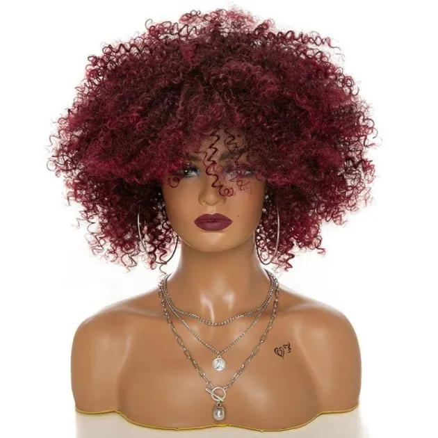 Afro Kinky Krullend Haar Pruiken Afro Kinky Krullend Haar Pruiken Kayla