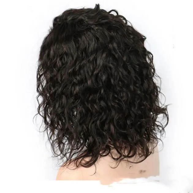 Full Lace Wig Ladies Bob Head Semi-mechanical Human Hair