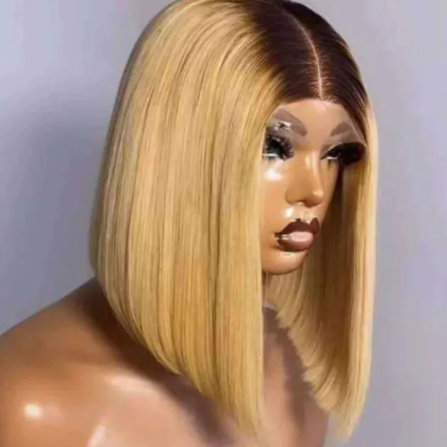 Color Bob Head Real Hair