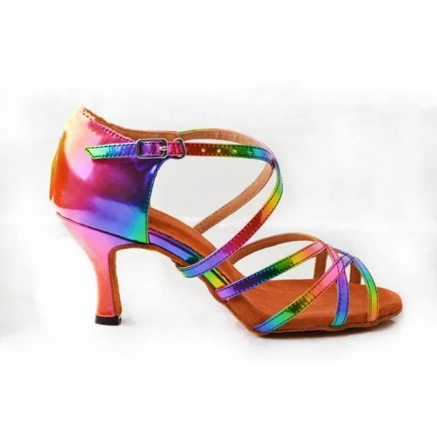 Colorful Latin Dance Shoes
