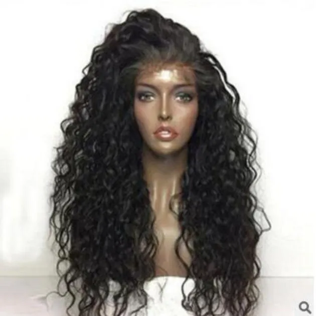 fashion wig front lace chemical fiber wig set