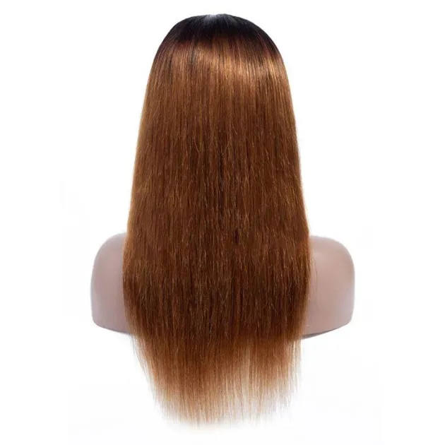 Gradient color headgear ombre human hair