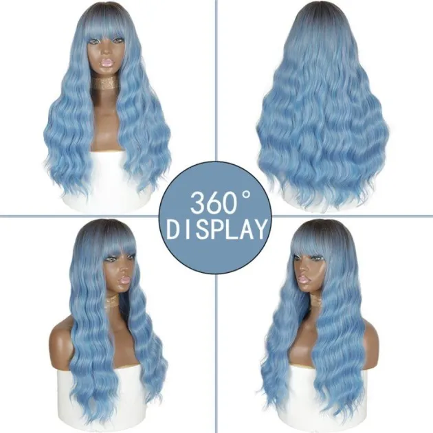 Long Big Wave Chemical Fiber Wig