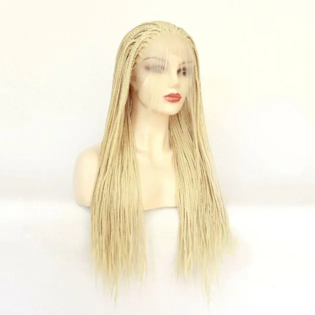 Chemical Fiber Lace Wig Headgear Baby Hair Three-strand Pigtail