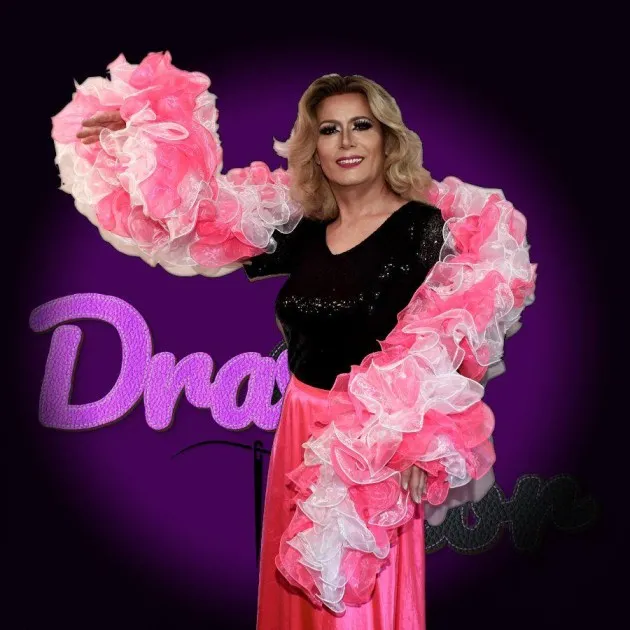 Duo Colors Organza Ruffle Boa Drag Queen