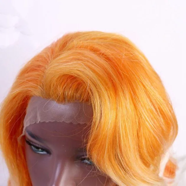 Fashion ombre wig Orange White