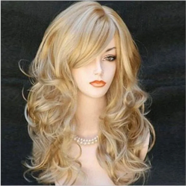 White Gradual European And American Women Wig