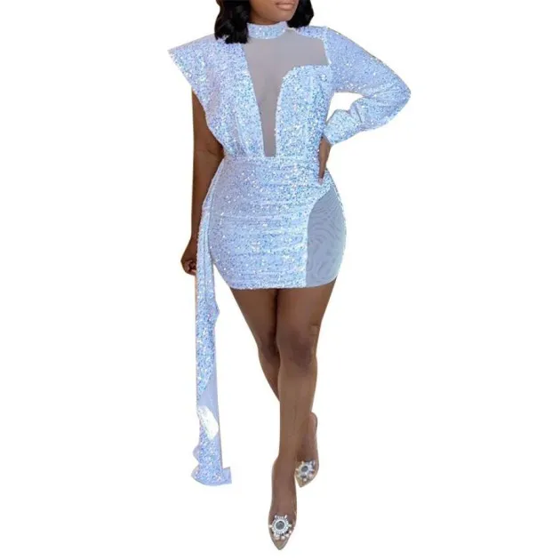 Hot Drill Mesh Sexy Dress