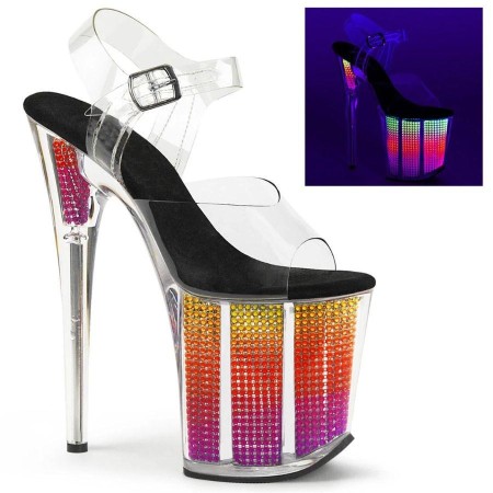 Crystal Stage Shoes High Heels 20cm