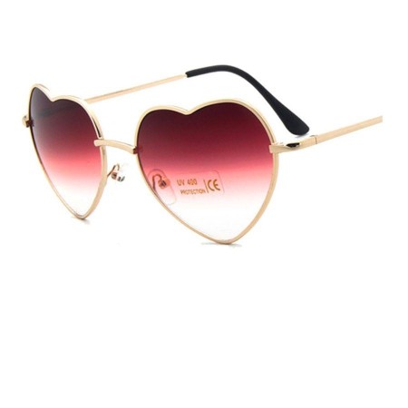 Retro Color Gradient Love Sunglasses