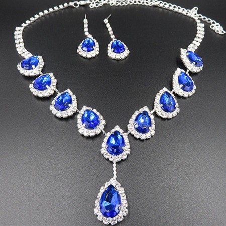Jewelry Set Rhinestone Necklace