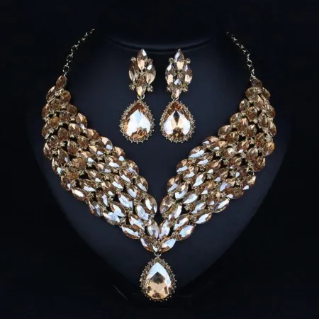 Egyptian River Necklace Earring Set