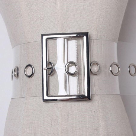 Full Transparent Wide Belt
