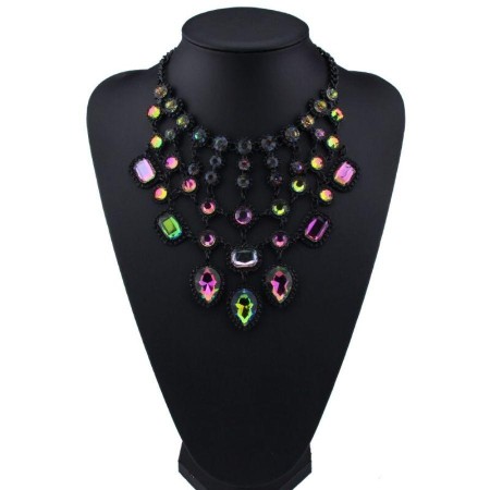 Luxury Drop Diamond Tassel Necklace