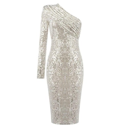 One-shoulder Sequins Dress Annabelle