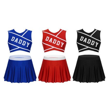 cheerleader cosplay costume mini ski