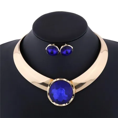 Jewel Necklace Earring Set